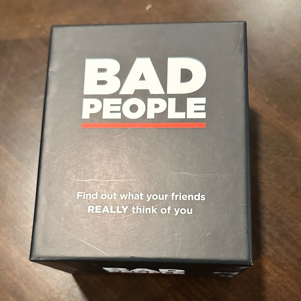 Bad People Card Game